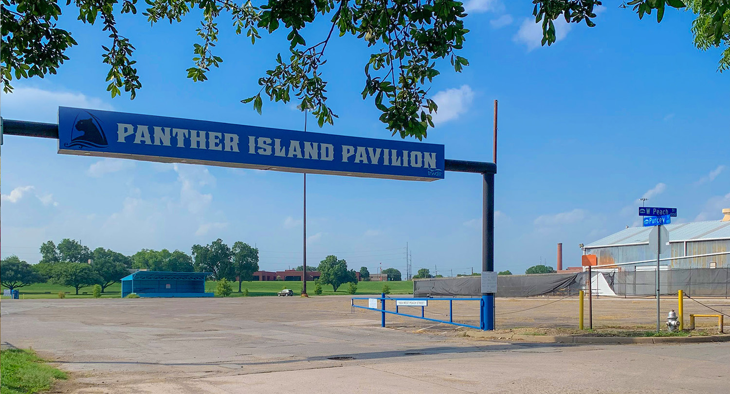 Parking Entrance for Panther Island Pavilion